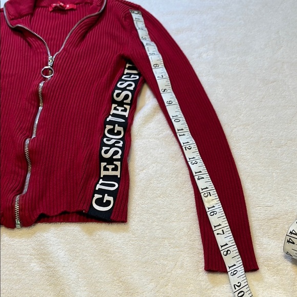 Guess Red Kids Jacket with Logo - Picture 7 of 7